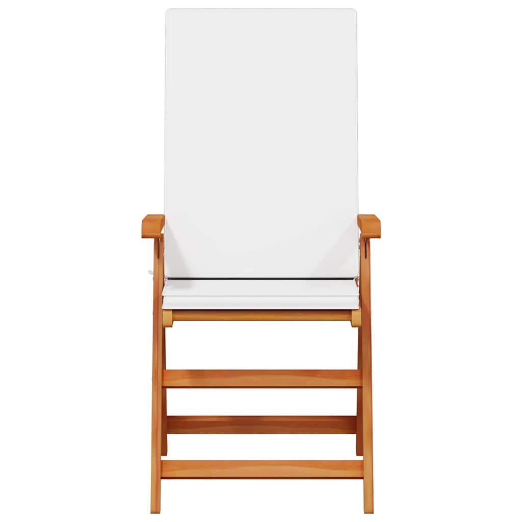 Gartenstuhl 6 pcs Braun und Weiß 57 x 71,5 x 104 cm