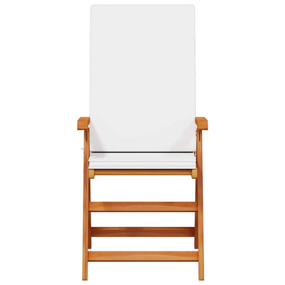 Gartenstuhl 6 pcs Braun und Weiß 57 x 71,5 x 104 cm