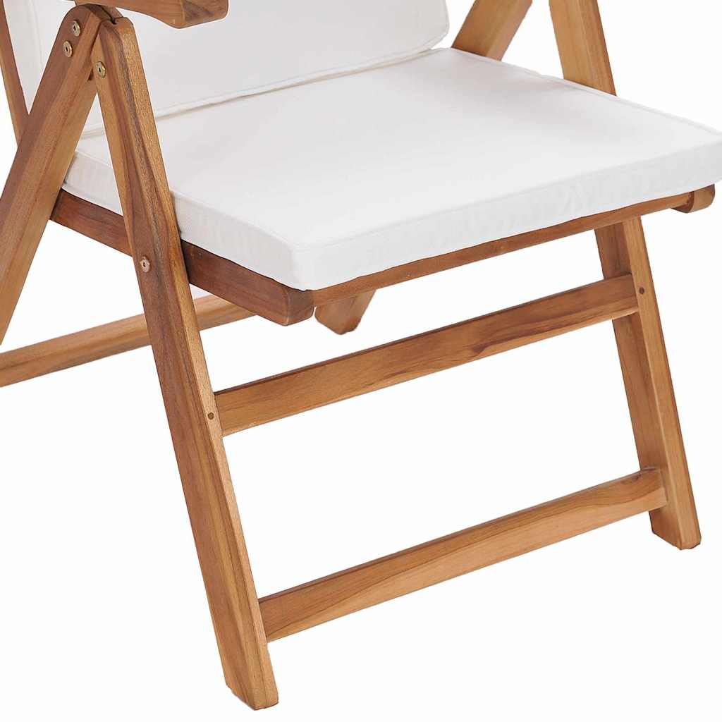 vidaXL Gartenstuhl 8 pcs Braun und Weiß 57 x 71,5 x 104 cm