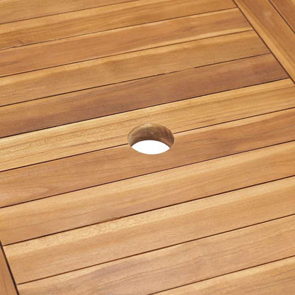 vidaXL Garten Essgruppe 5 pcs Natur Massivholz Akazie