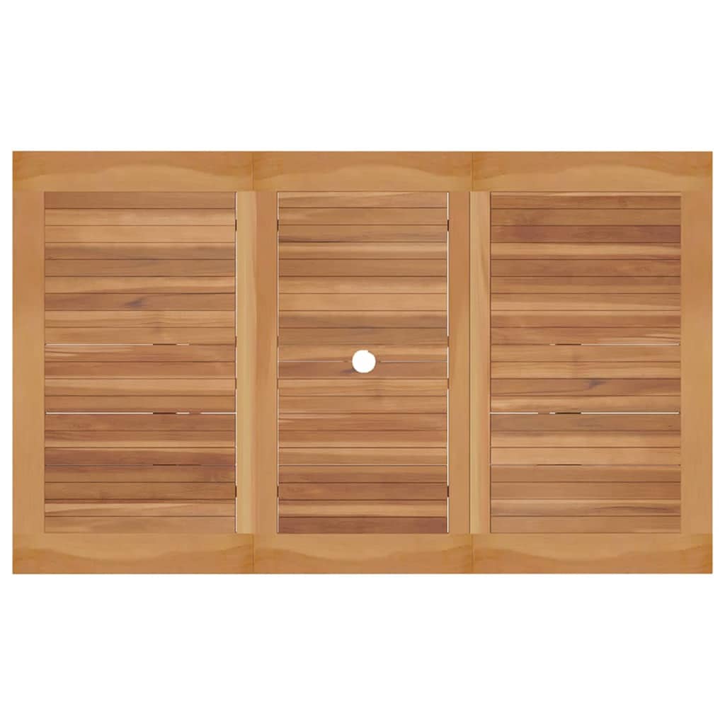 vidaXL Garten Essgruppe 5 pcs Natur Massivholz Akazie