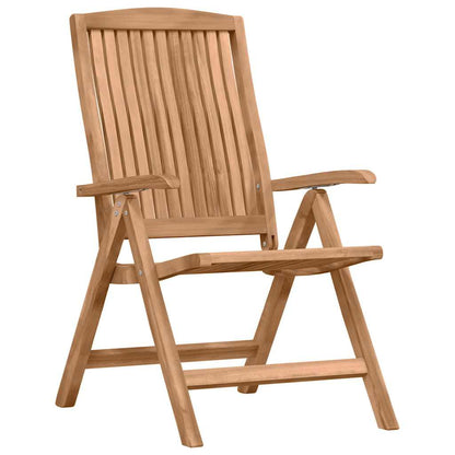 Garten Essgruppe 4 pcs Braun Massivholz Teak