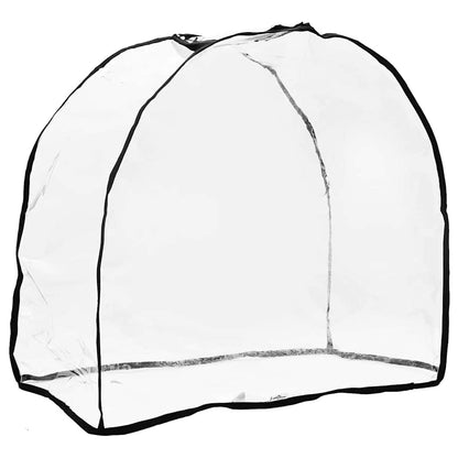 Faltbarer Haustierwagen Schwarz 78 x 54 x 101 cm Polyester