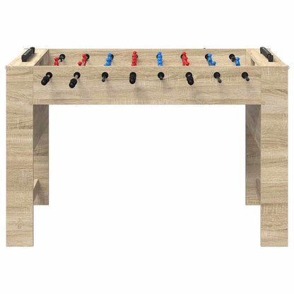 Tischfußballtisch Sonoma-Eiche 125 x 60,5 x 80 cm Holzwerkstoff