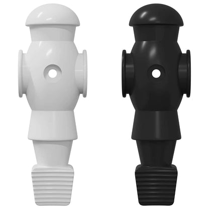 Tischfußball Spieler 24 pcs Schwarz und Weiß HIPS