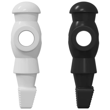 Tischfußball Spieler 24 pcs Schwarz und Weiß HIPS