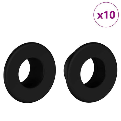 Tischfußball Tisch-Stopper 10 pcs Schwarz 3 x 3 x 1,4 cm HIPS