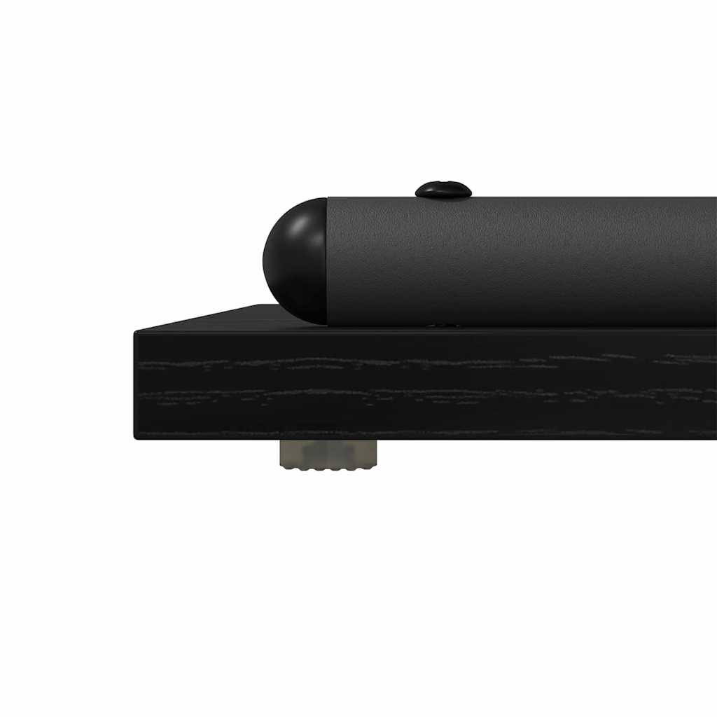 vidaXL Konsolentisch mit Regal Schwarz Eichen-Optik 101 x 35 x 80,5 cm