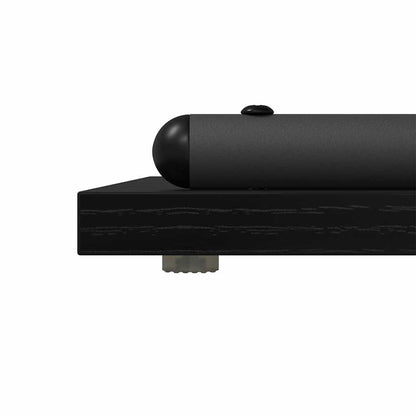 vidaXL Konsolentisch mit Regal Schwarz Eichen-Optik 101 x 35 x 80,5 cm