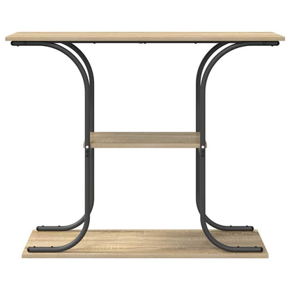 vidaXL Konsolentisch Sonoma-Eiche 101 x 35 x 80,5 cm Holzwerkstoff