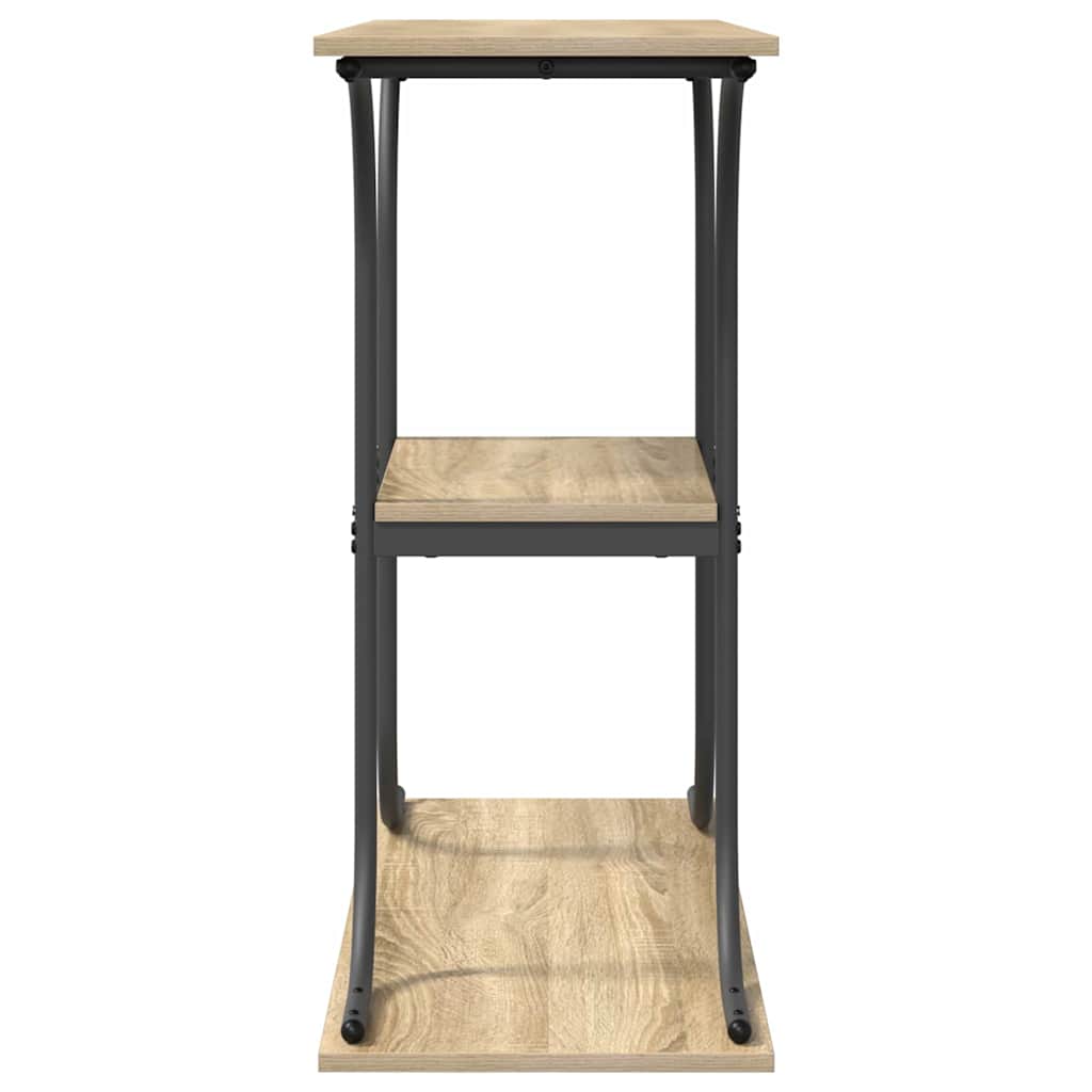 vidaXL Konsolentisch Sonoma-Eiche 101 x 35 x 80,5 cm Holzwerkstoff