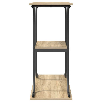 vidaXL Konsolentisch Sonoma-Eiche 101 x 35 x 80,5 cm Holzwerkstoff