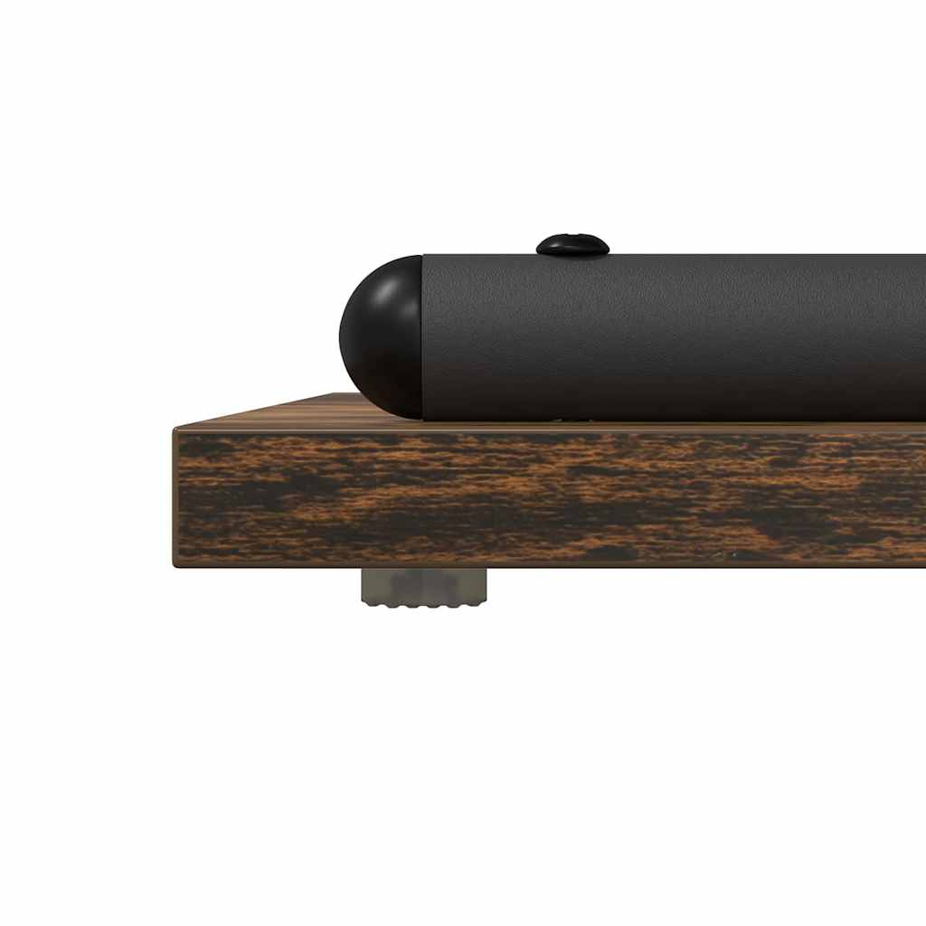 vidaXL Konsolentisch mit Regal Geräucherte Eiche 101 x 35 x 80,5 cm