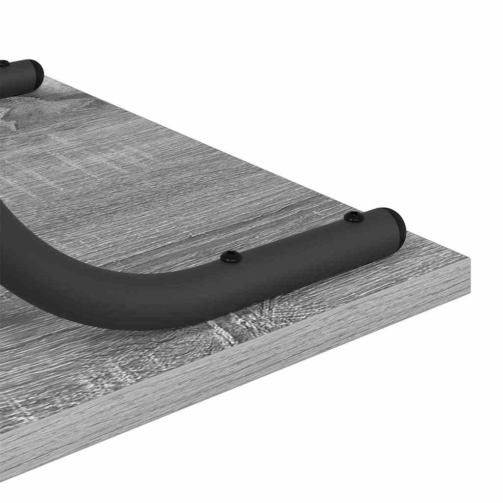 vidaXL Konsolentisch Graues Sonoma 101 x 35 x 80,5 cm Holzwerkstoff