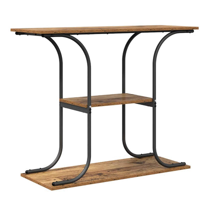 vidaXL Konsolentisch Altholz 101 x 35 x 80,5 cm Holzwerkstoff
