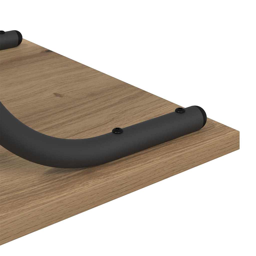 vidaXL Konsolentisch Artisan-Eiche 101 x 35 x 80,5 cm Holzwerkstoff