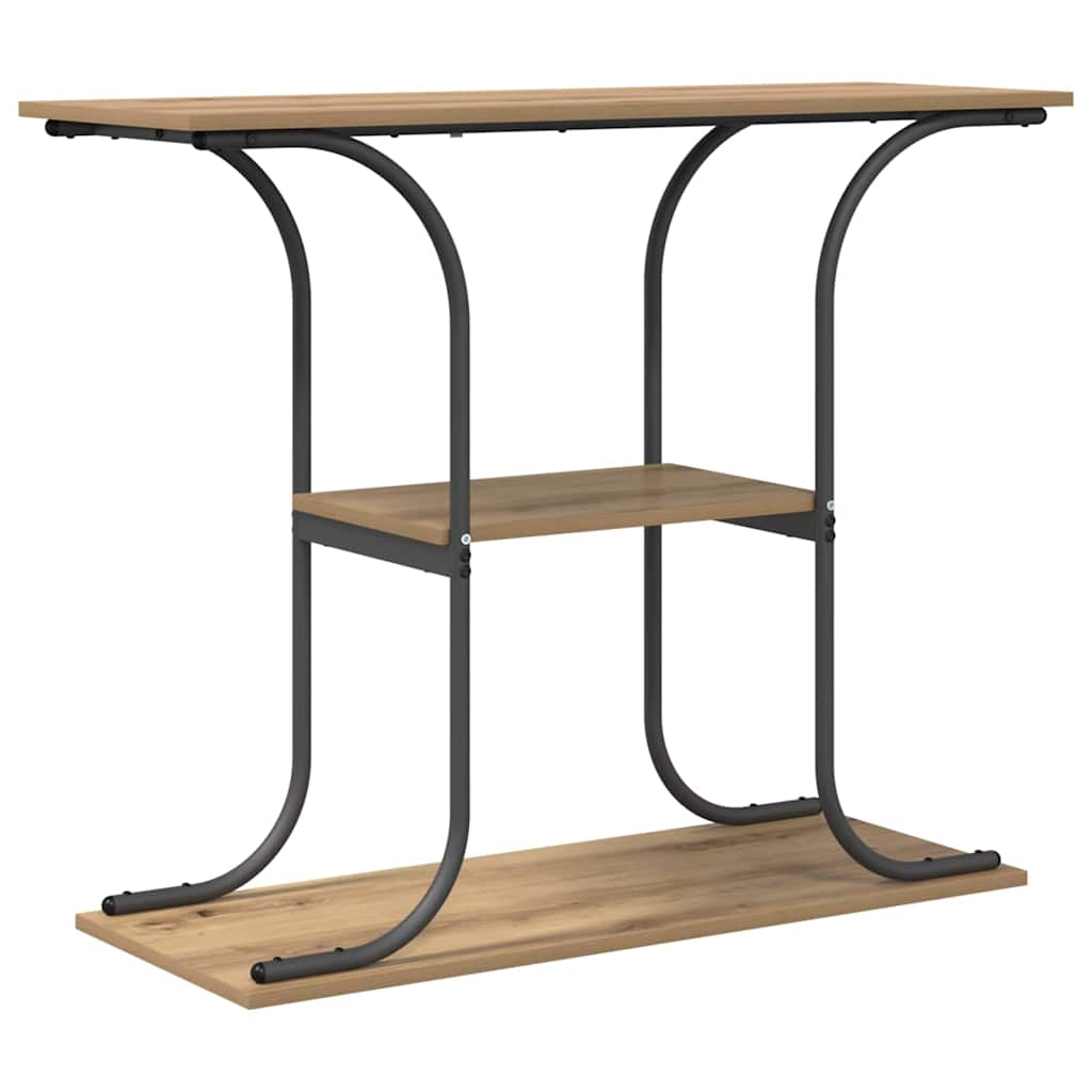 vidaXL Konsolentisch Artisan-Eiche 101 x 35 x 80,5 cm Holzwerkstoff