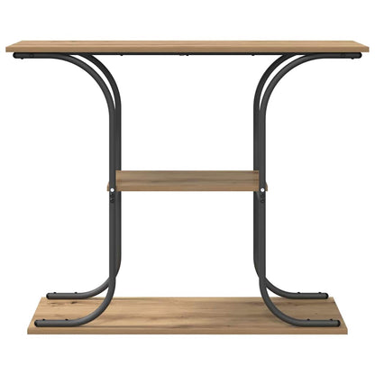 vidaXL Konsolentisch Artisan-Eiche 101 x 35 x 80,5 cm Holzwerkstoff