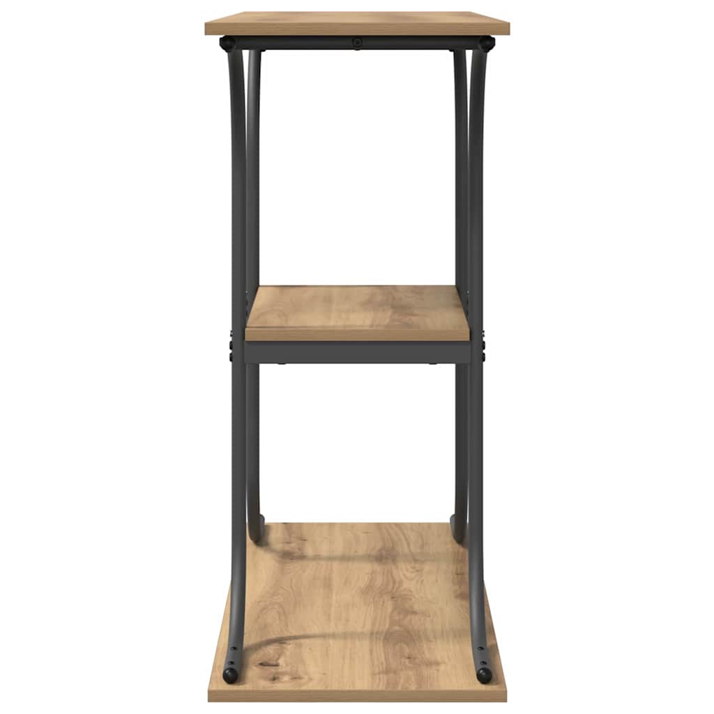 vidaXL Konsolentisch Artisan-Eiche 101 x 35 x 80,5 cm Holzwerkstoff