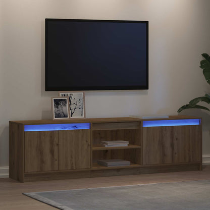 vidaXL TV-Einheiten 2 pcs Braun 180 x 34 x 50 cm Holzwerkstoff