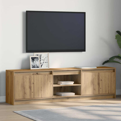vidaXL TV-Einheiten 2 pcs Braun 180 x 34 x 50 cm Holzwerkstoff