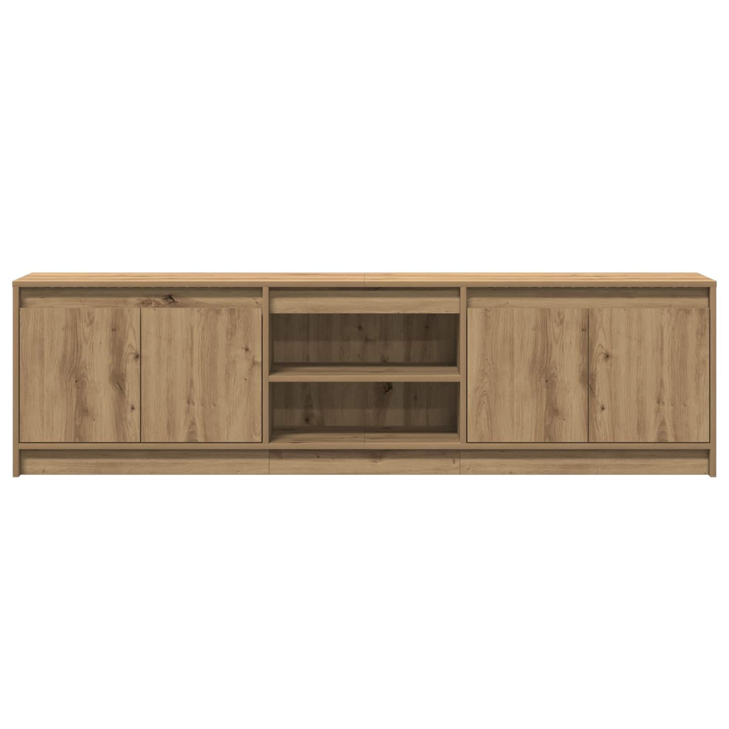 vidaXL TV-Einheiten 2 pcs Braun 180 x 34 x 50 cm Holzwerkstoff