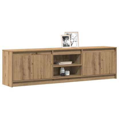 vidaXL TV-Einheiten 2 pcs Braun 180 x 34 x 50 cm Holzwerkstoff