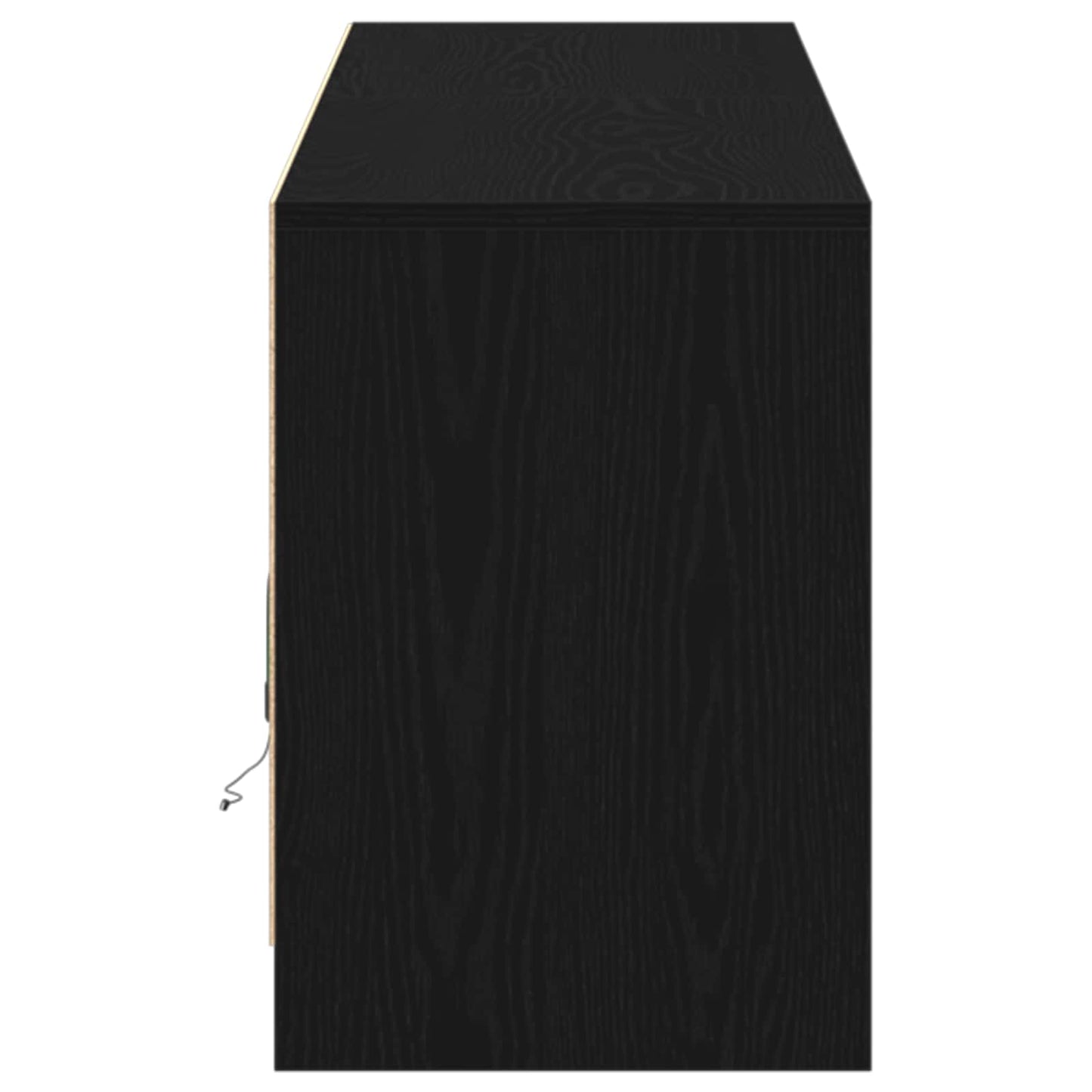vidaXL TV-Einheiten 2 pcs Schwarz 180 x 34 x 50 cm Holzwerkstoff