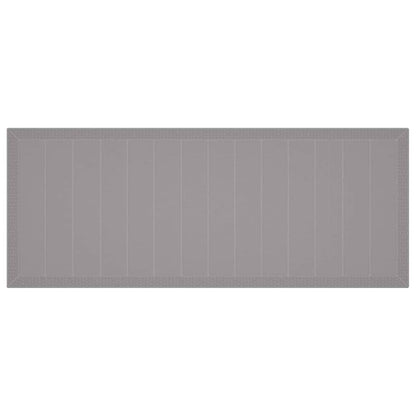 vidaXL Gartentisch Hellgrau 250 x 100 x 73 cm Poly-Rattan