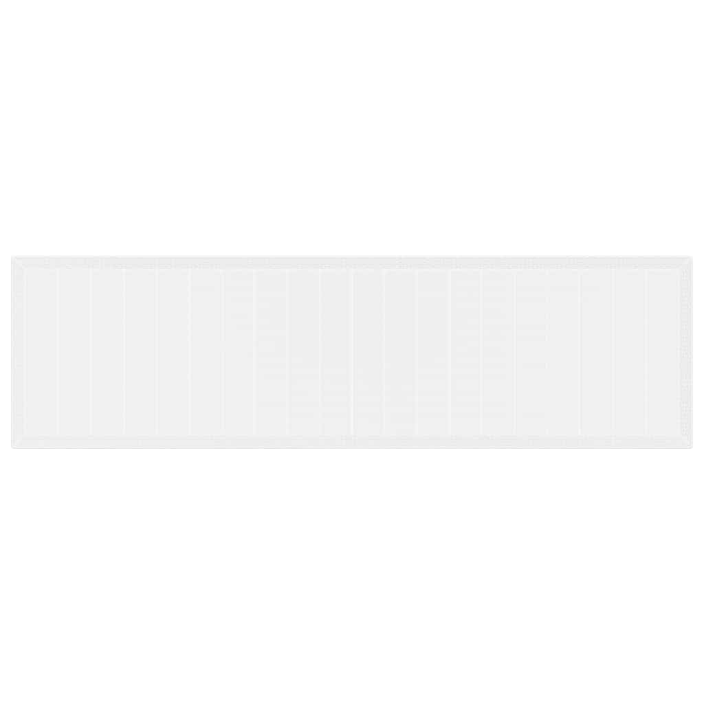 vidaXL Gartentisch Weiß 350 x 100 x 74 cm Poly-Rattan