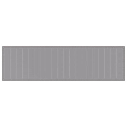vidaXL Gartentisch Hellgrau 350 x 100 x 74 cm Poly-Rattan