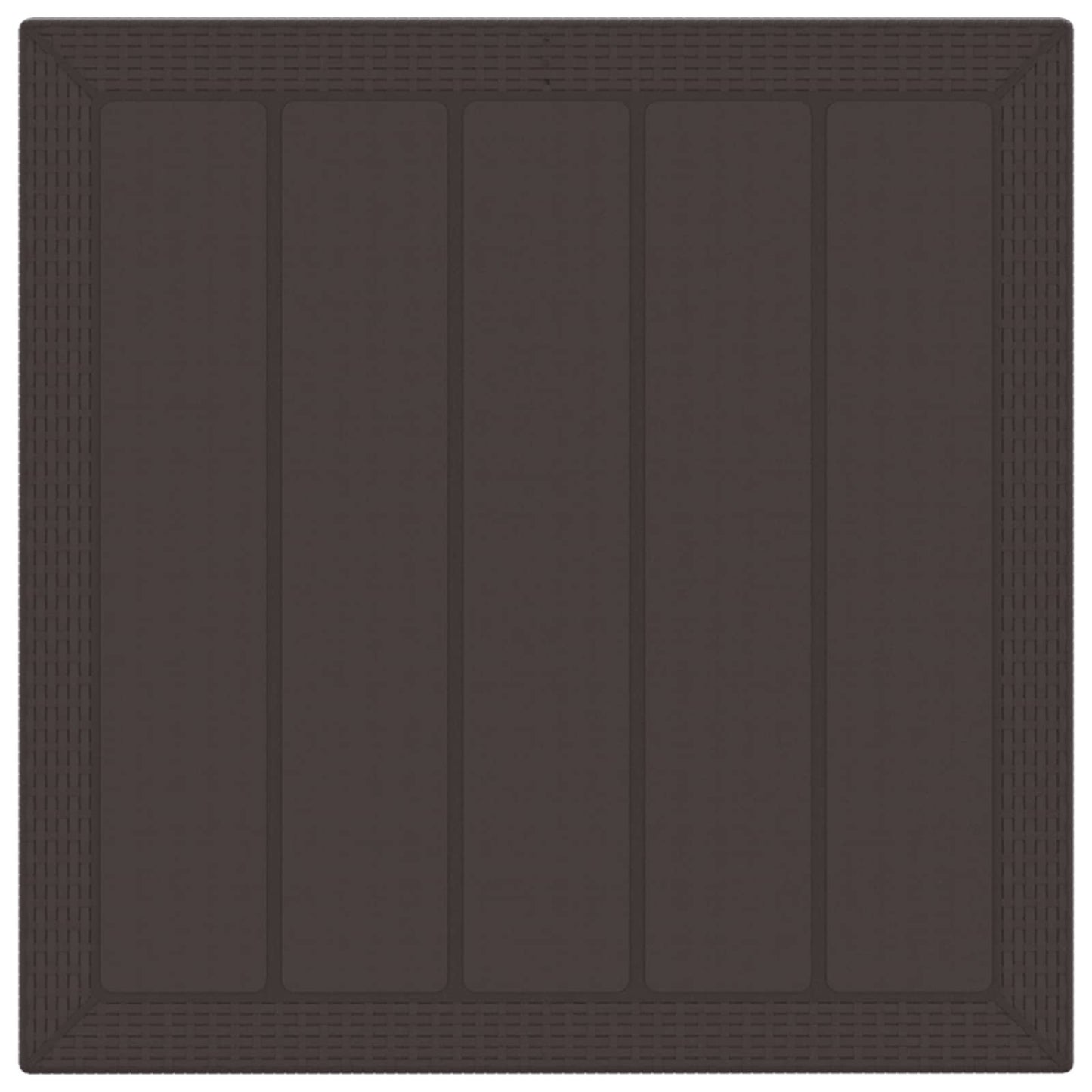 Garten Essgruppe 5 pcs Braun Polypropylen