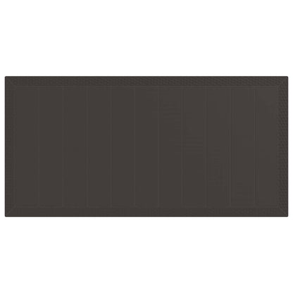 Garten Essgruppe 9 pcs Braun Polypropylen