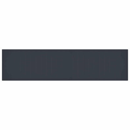 Garten-Esszimmergarnitur mit Kissen 17 pcs Anthrazit PP