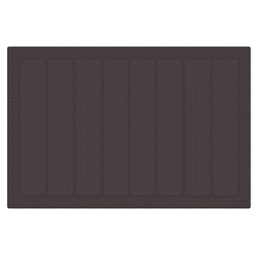 vidaXL Garten Essgruppe 5 pcs Braun Polt Rattan