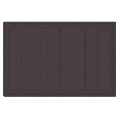 vidaXL Garten Essgruppe 5 pcs Braun Polt Rattan