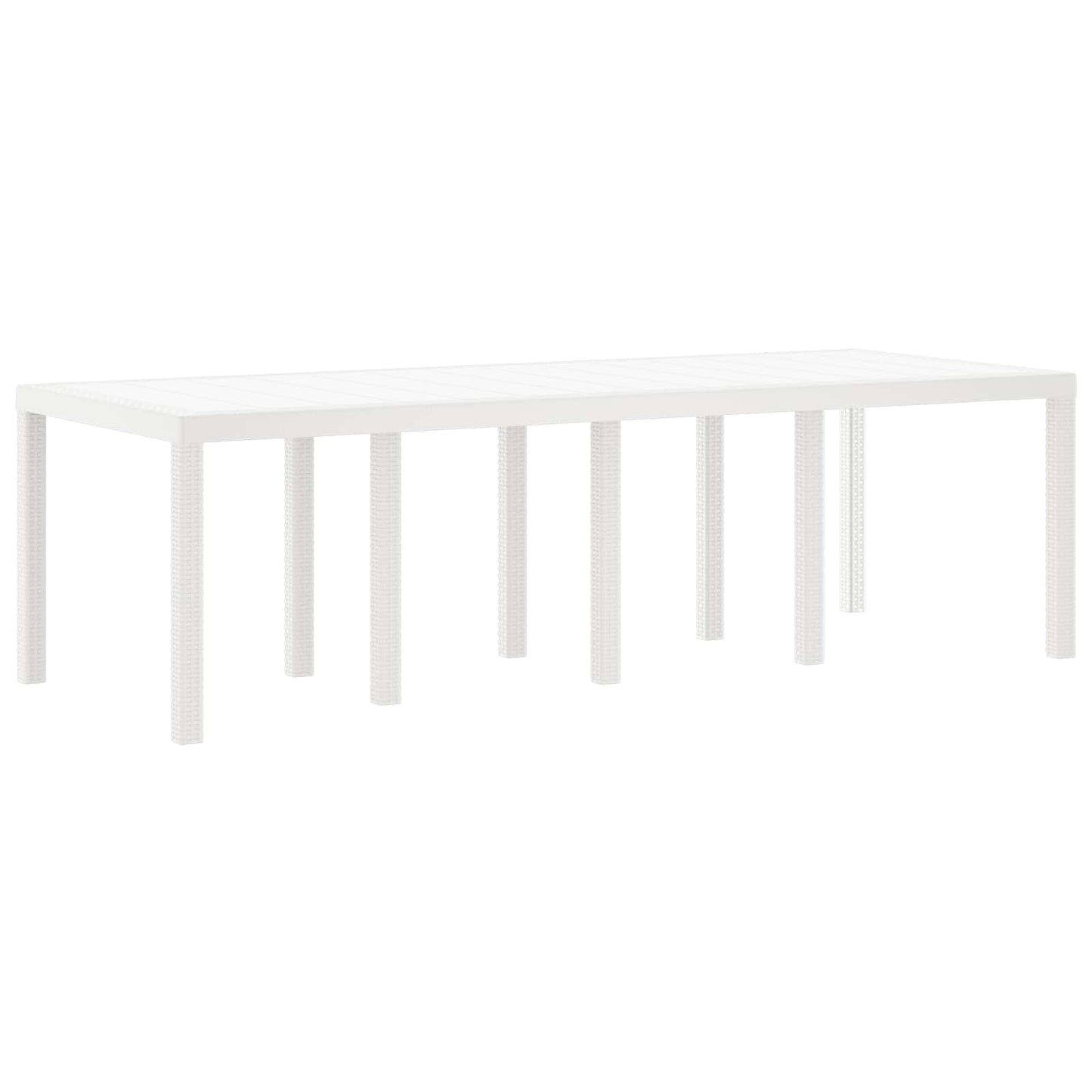 vidaXL Salon de jardin 9 pcs Gris clair Polypropylène