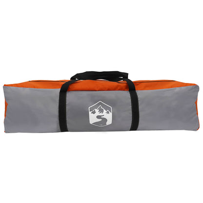 vidaXL Schnellmontagezelt mit Regenhaube für 4 Personen 185T Polyester