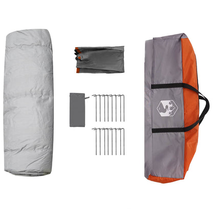 vidaXL Schnellmontagezelt mit Regenhaube für 4 Personen 185T Polyester