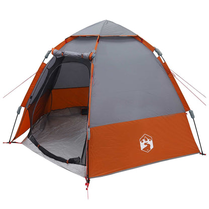 vidaXL Schnellmontagezelt mit Regenhaube für 4 Personen 185T Polyester