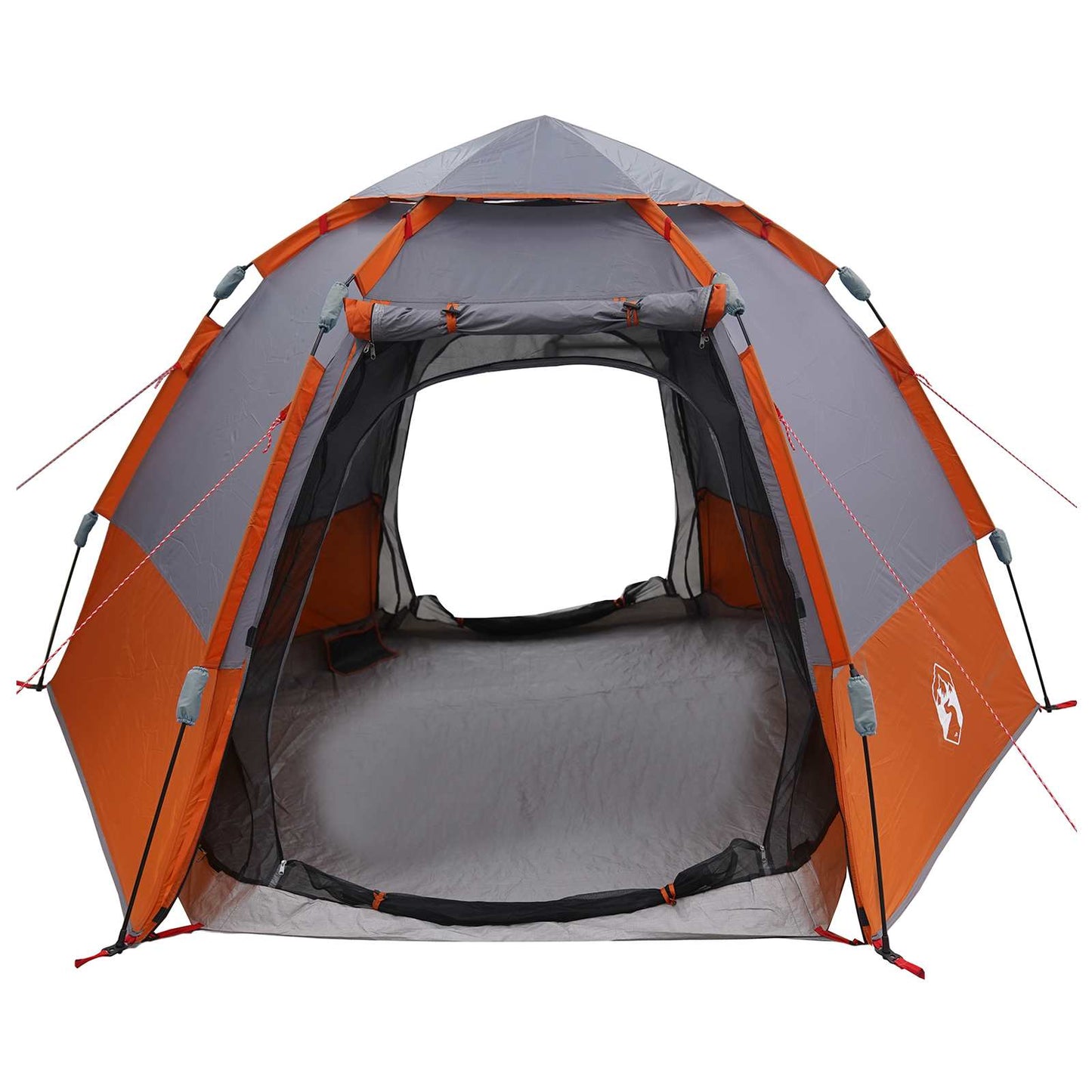 vidaXL Schnellmontagezelt mit Regenhaube für 4 Personen 185T Polyester