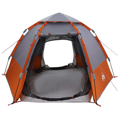 vidaXL Schnellmontagezelt mit Regenhaube für 4 Personen 185T Polyester