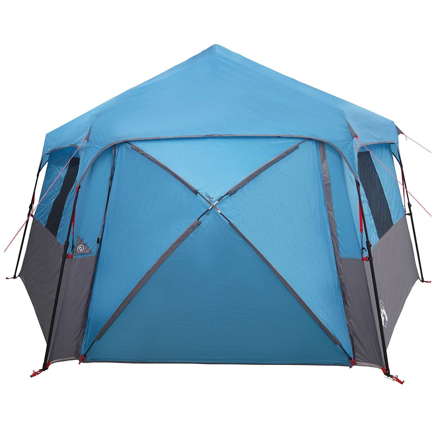 vidaXL Schnell aufbaubares Zelt mit Regenschutz für 12 Personen und schnellen Abbau