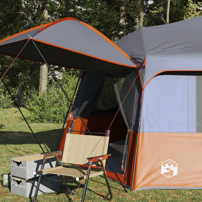 vidaXL Schnell aufbaubares Zelt mit Regenschutz für 12 Personen und schnellen Abbau