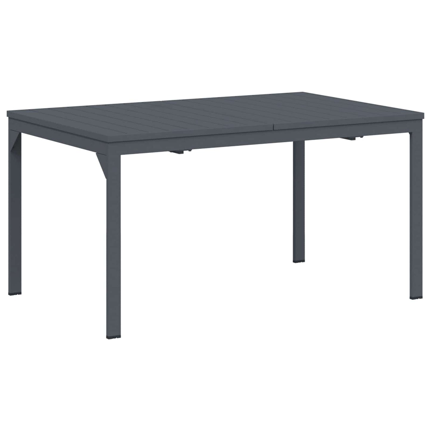 vidaXL Garten Essgruppe 9 pcs Anthrazit Pulverbeschichteter Stahl