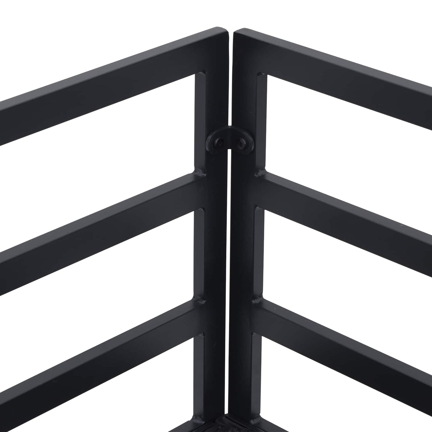vidaXL Gartensofa-set mit Kissen 10 pcs Schwarz Aluminium