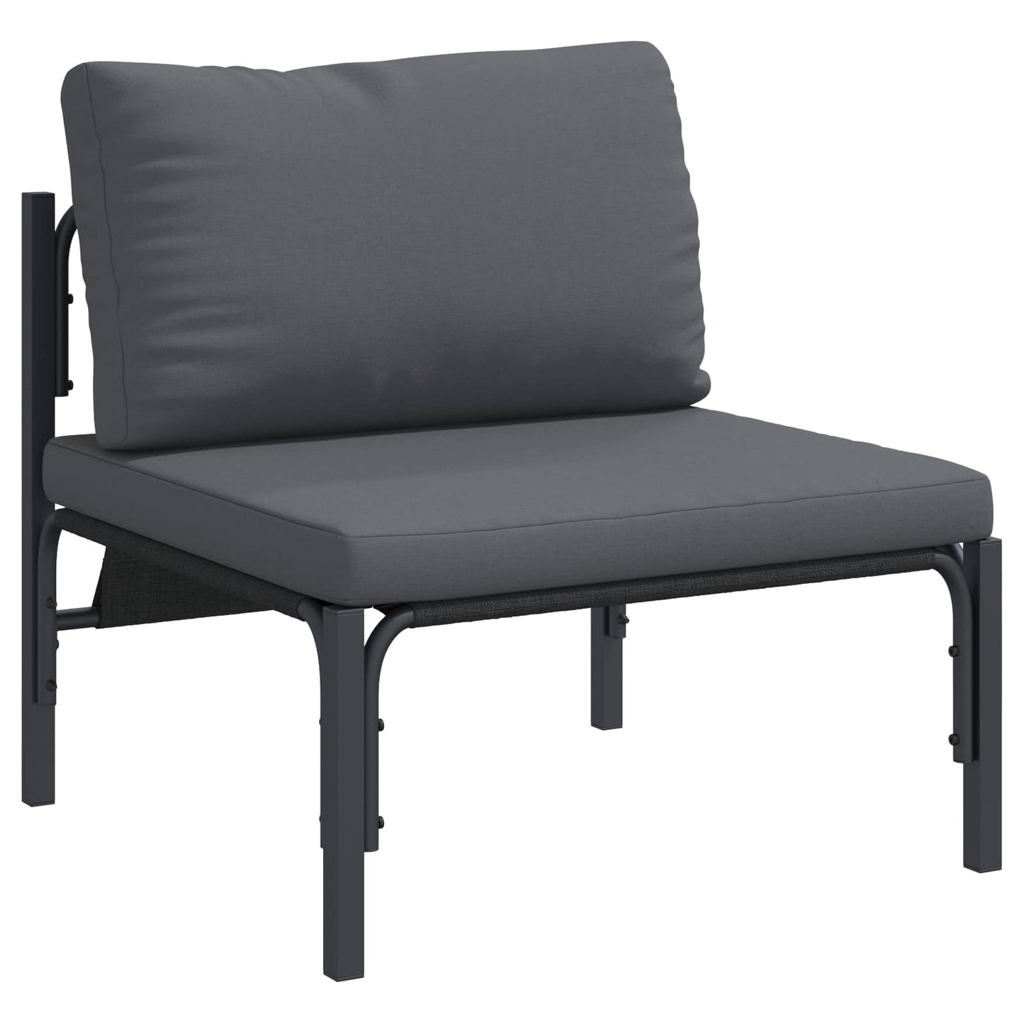 vidaXL Garten-Sofa-Set mit Kissen 6 pcs Anthrazit Stahl