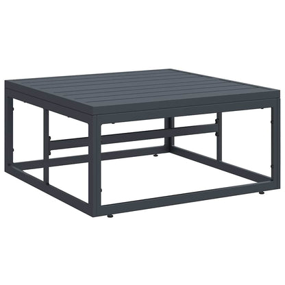 vidaXL Gartensofa-set mit Kissen 14 pcs Schwarz Stahl