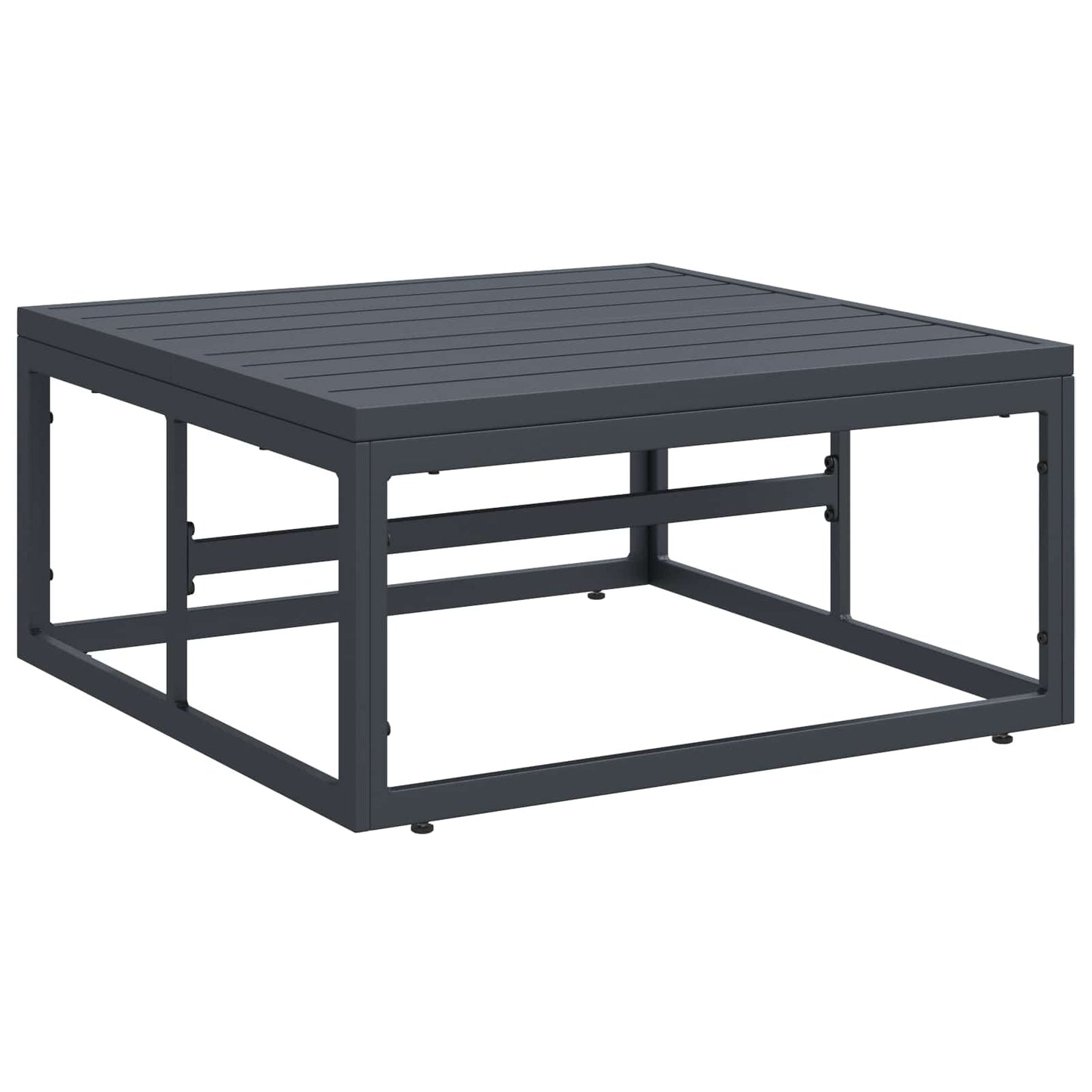 vidaXL Gartensofa-set mit Kissen 14 pcs Schwarz Stahl