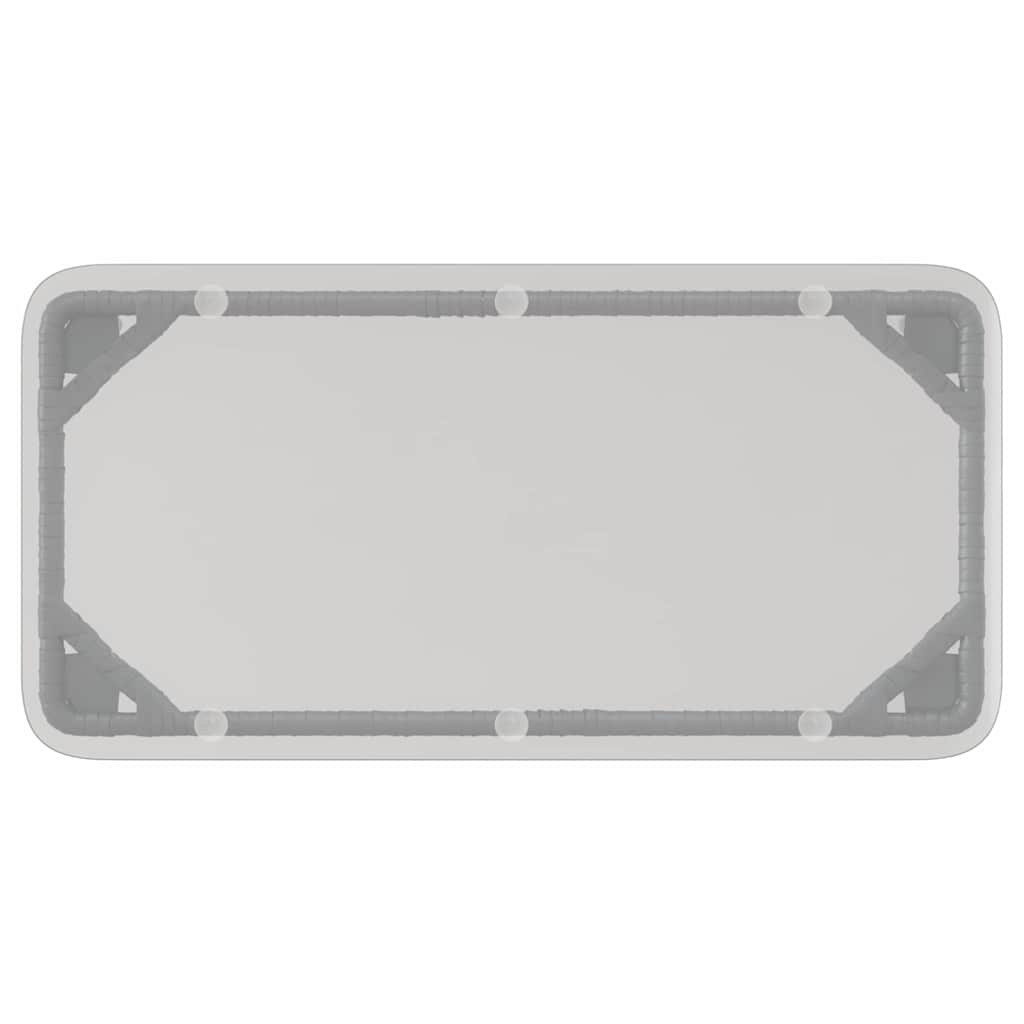 vidaXL Salon de jardin avec coussins 4 pcs Noir et crème Résine tressée